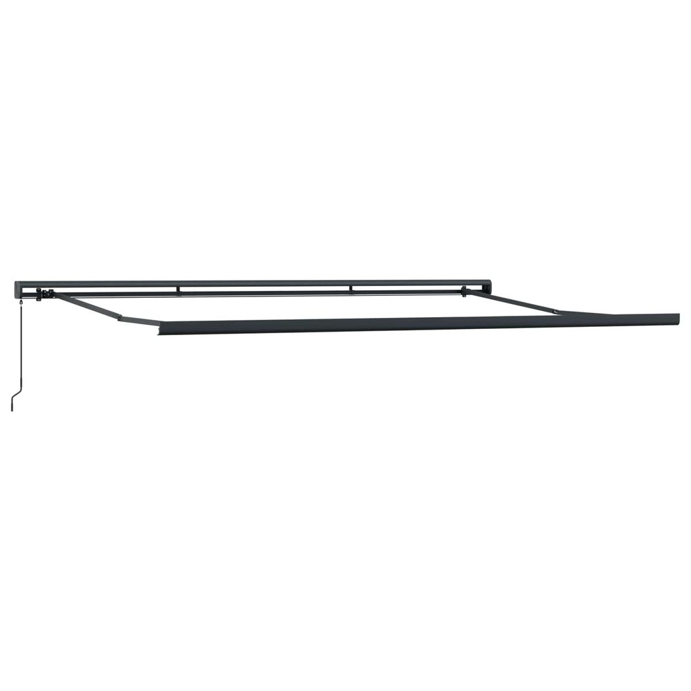 Cadre de auvent manuel 4,5 x 3 m anthracite