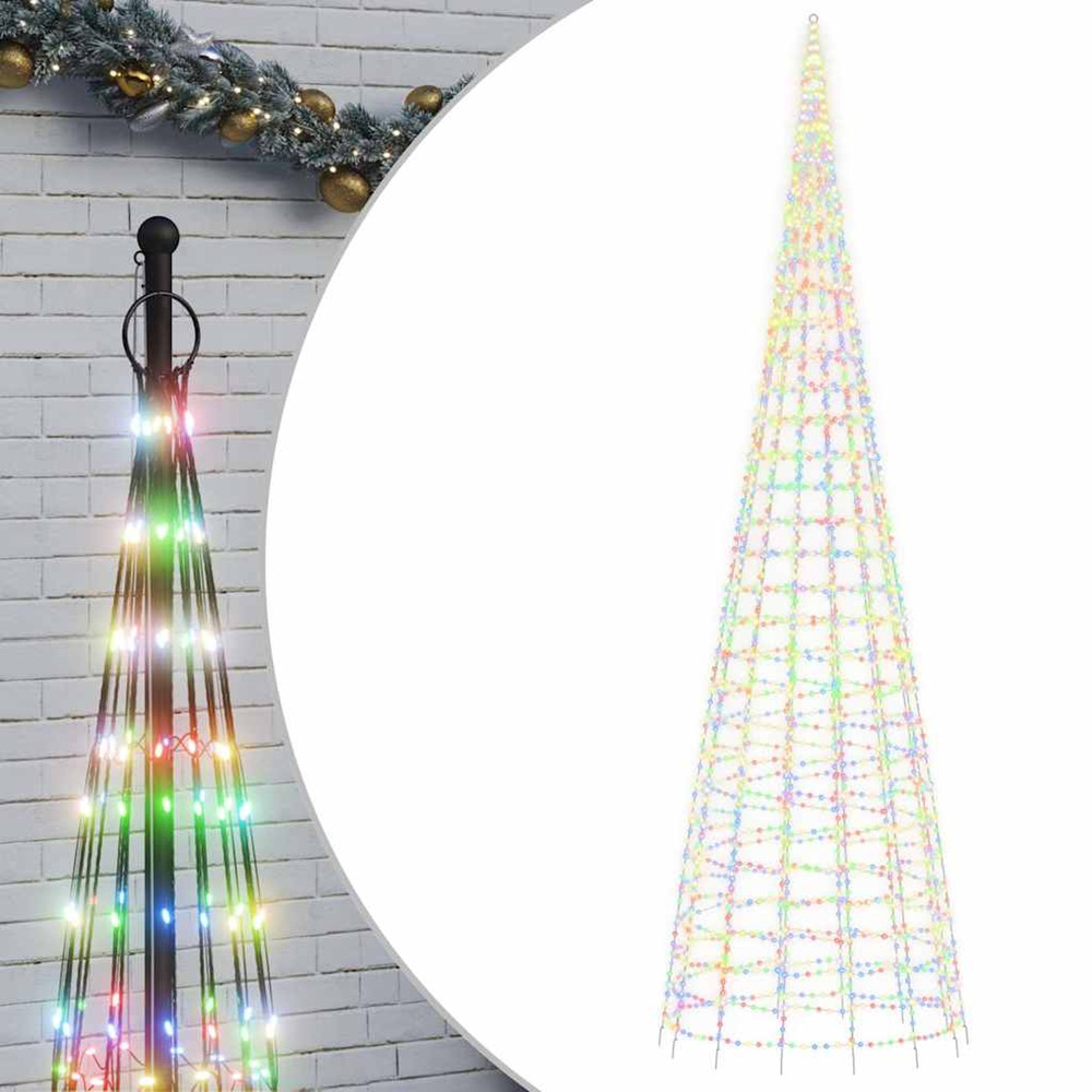 Sapin de noël à led 3000 led coloré 800 cm