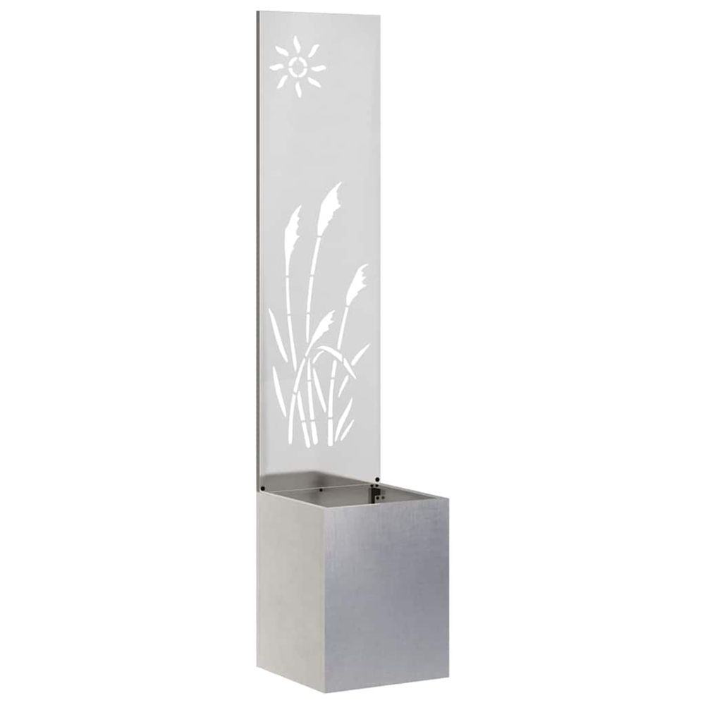 Écran de confidentialité de jardin argent 32 x 32 x 150 cm
