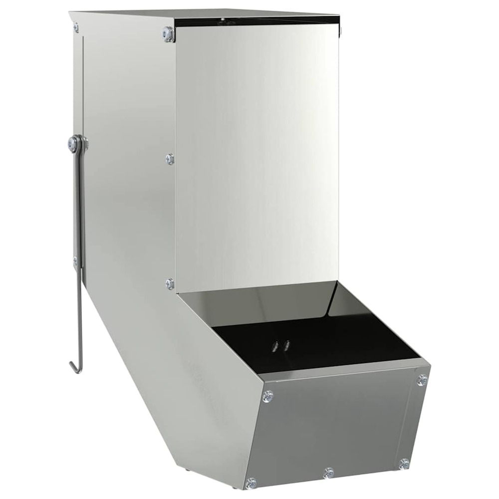 Distributeur pour lapins argent 12,5 x 26 x 28,5 cm