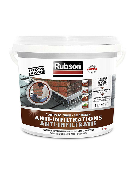 Stop fuite toute toiture blanc 1kg - rubson