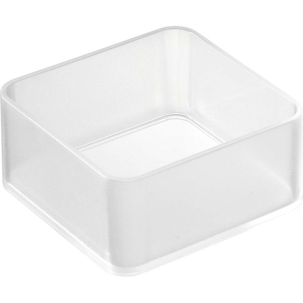 Set de 2 boîtes de rangement empilables tower 8 x 8 x 3,7 cm