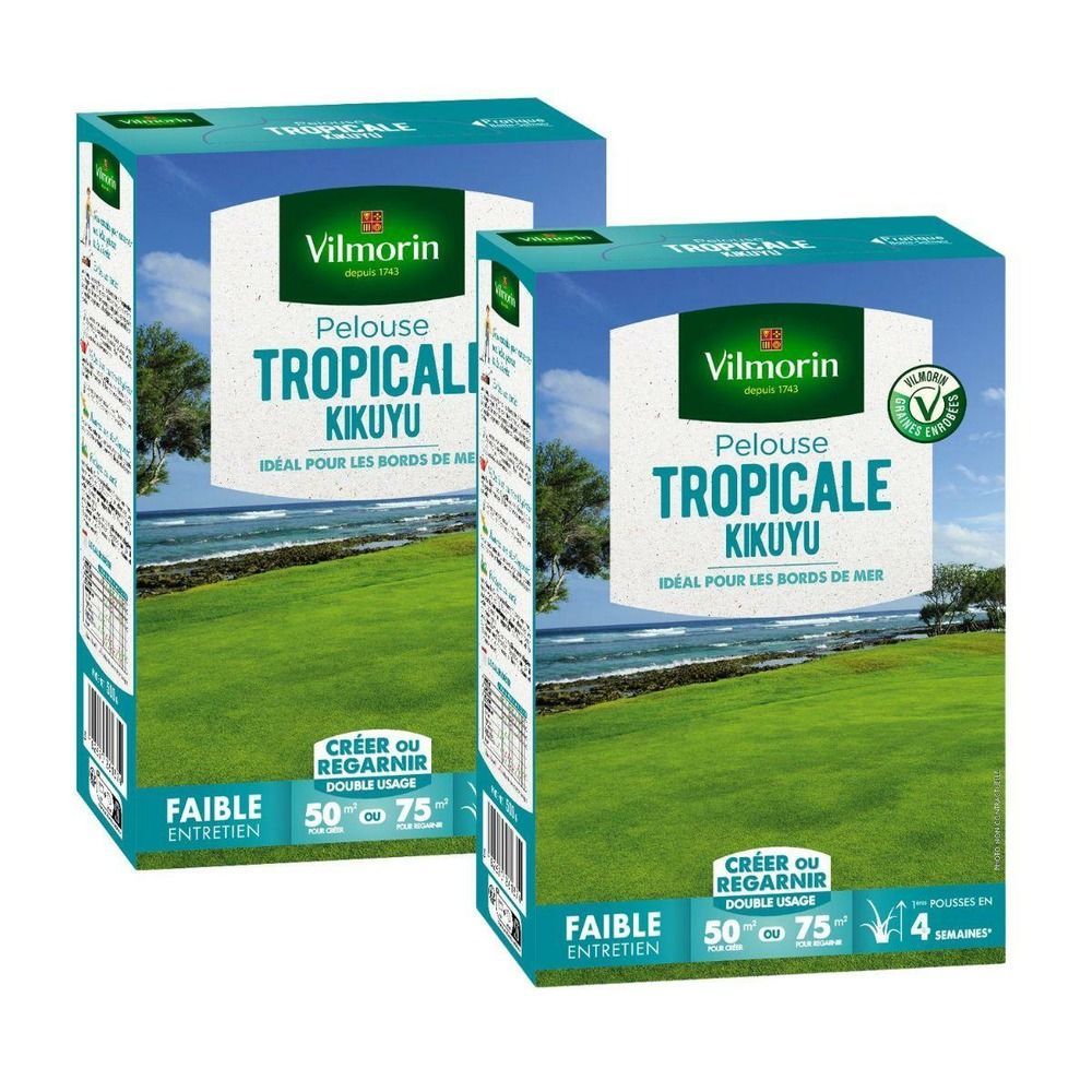 Pelouse tropicale - kikuyu - 500 g (x2)