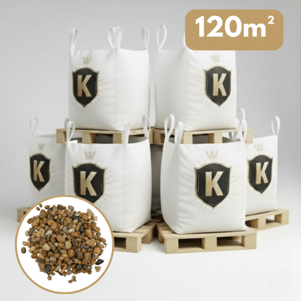 Galet jaune 10/16 mm – pack 6 big bag +/- 1,5t – 120 m²