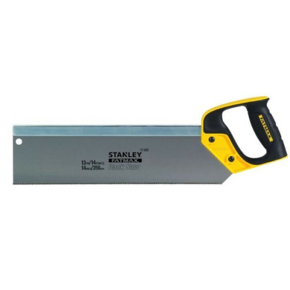 Scie a dos - stanley fatmax - 2-17-202 - 350 mm - 13 dents/pouce