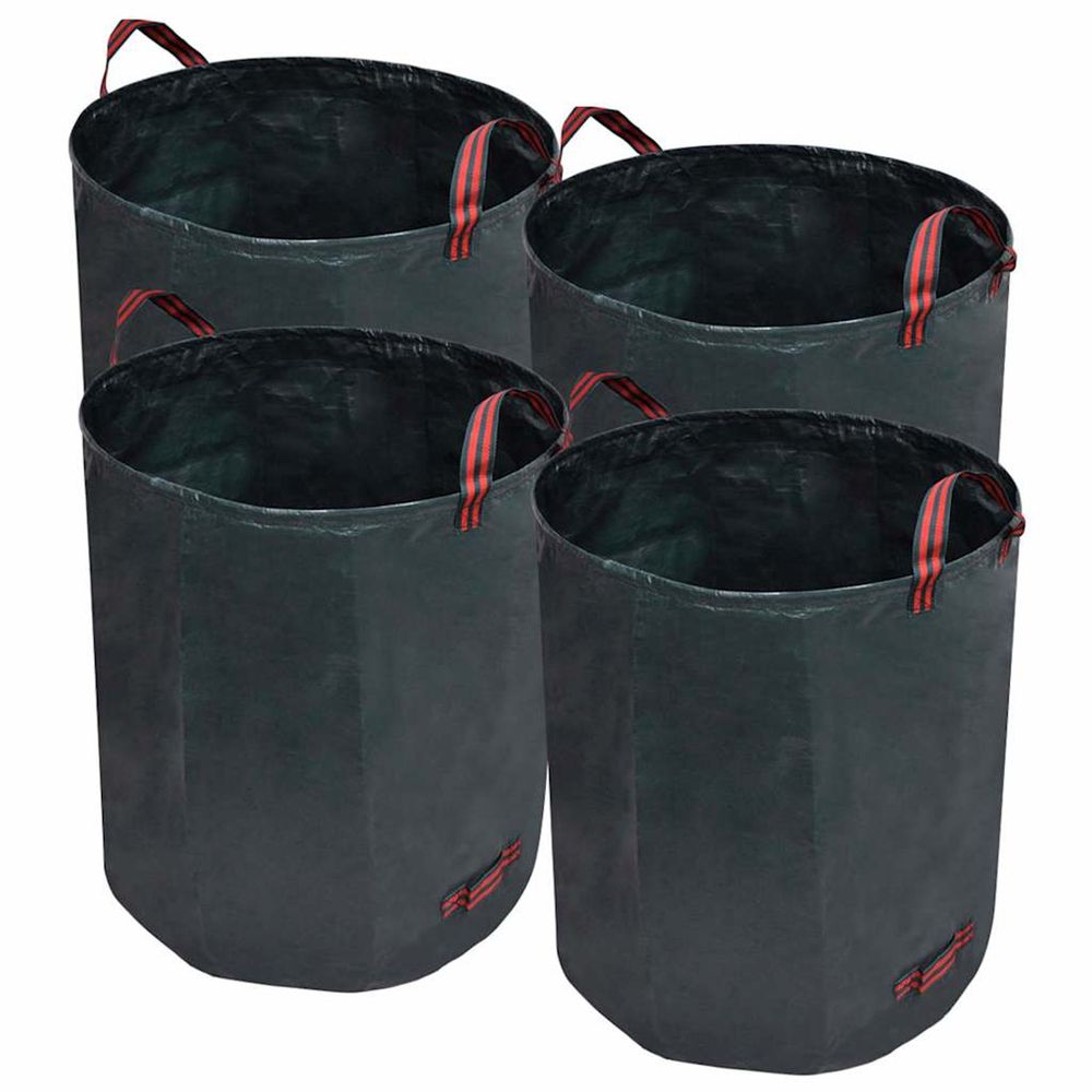 Sac poubelle de jardin vert foncé 4 pcs 272 l 150 g/m²