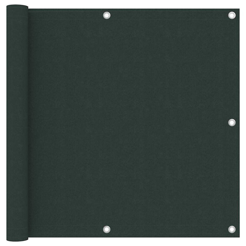 Écran de balcon vert foncé 90x300 cm tissu oxford