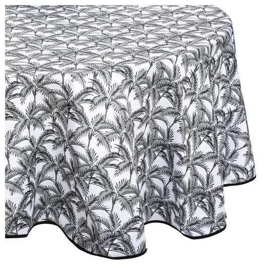 Nappe ronde anti tache palmiers