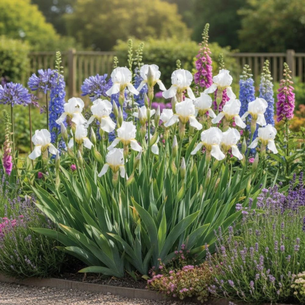 Iris des jardins florentina lot de 9 godets