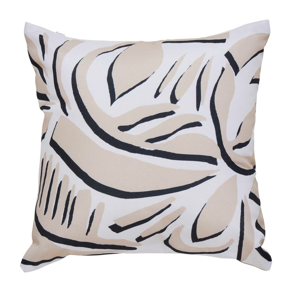 Housse de coussin d'extérieur tileo 40x40cm déperlant beige