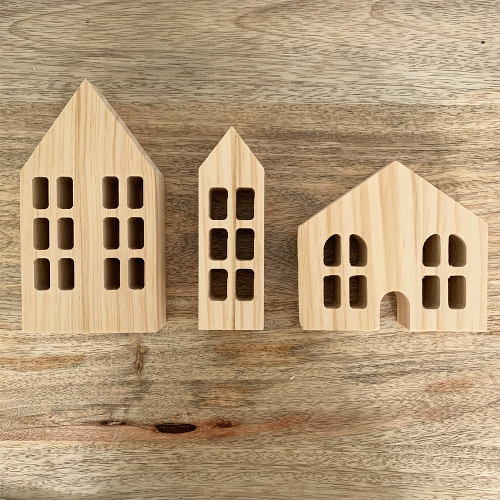 Pack village de noël en bois