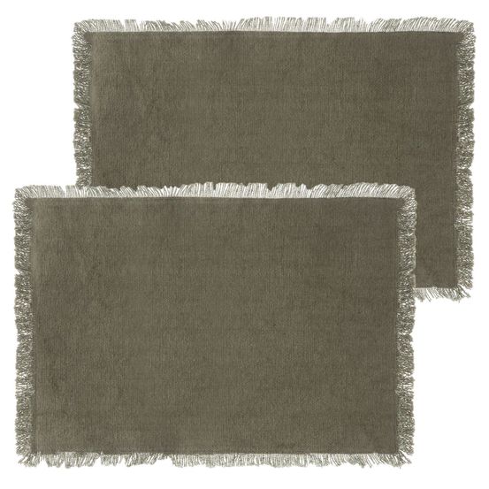 Lot de 2 sets de table en coton maha