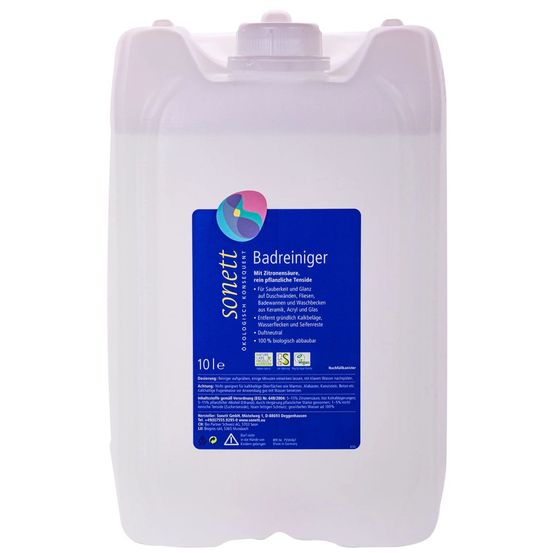 Nettoyant salle de bain 10 litres, nettoyant anticalcaire salle de bain, sonett