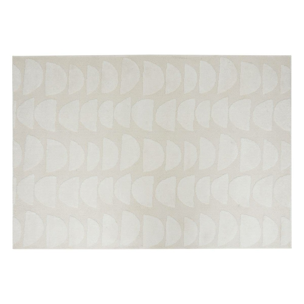 Tapis effet laine anoai blanc 200x150cm