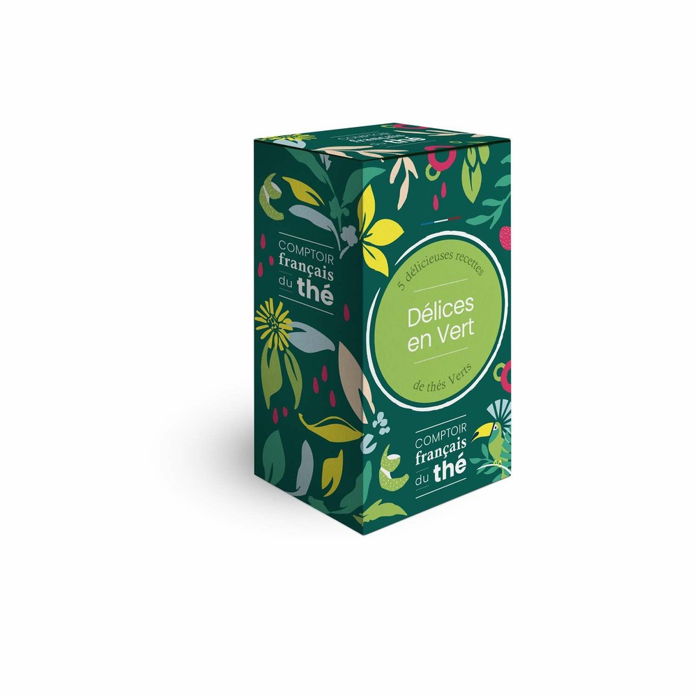 Thé délices en vert - 5 sachets - comptoir français du thé