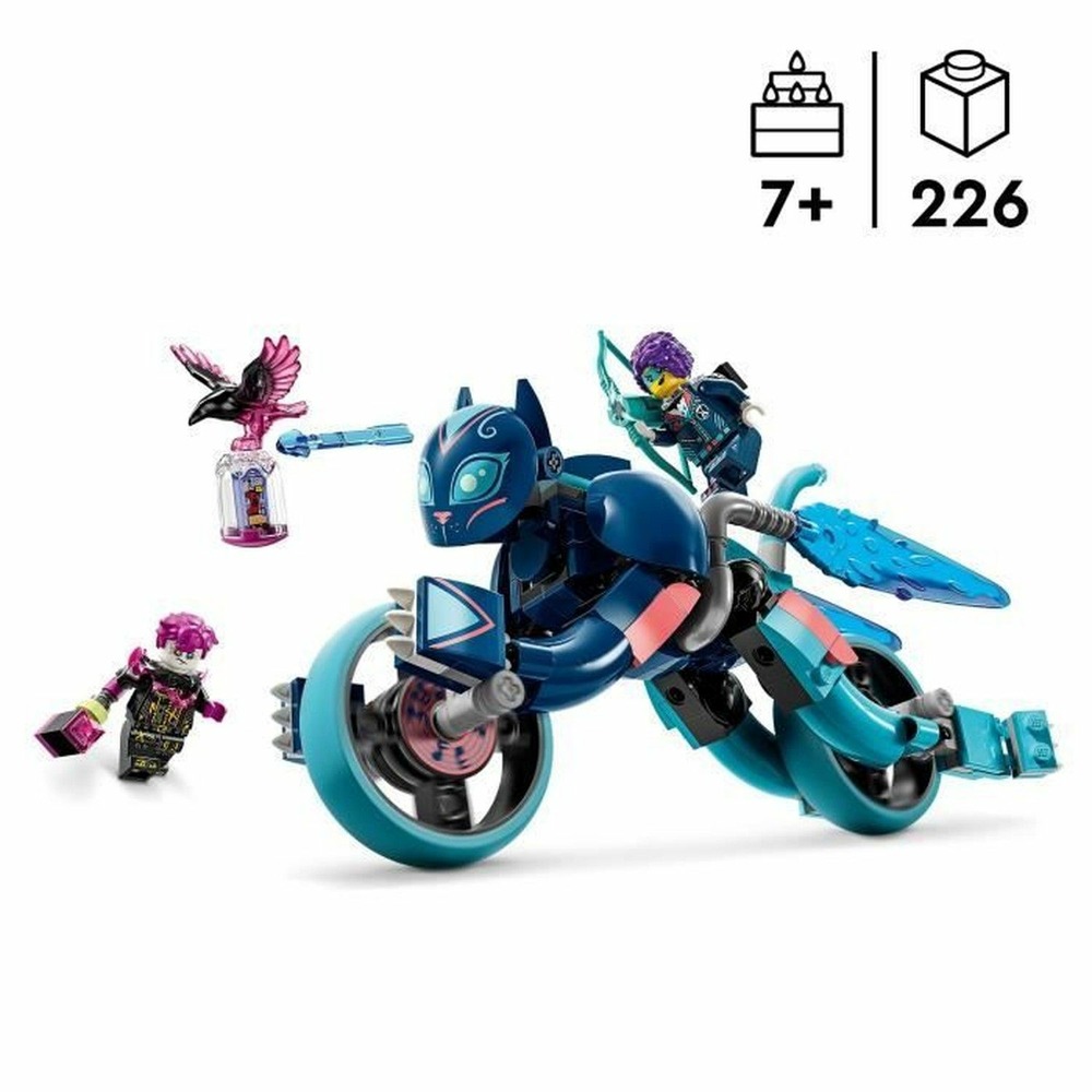 Lego dreamzzz le chat-moto de zoey - set d'animal