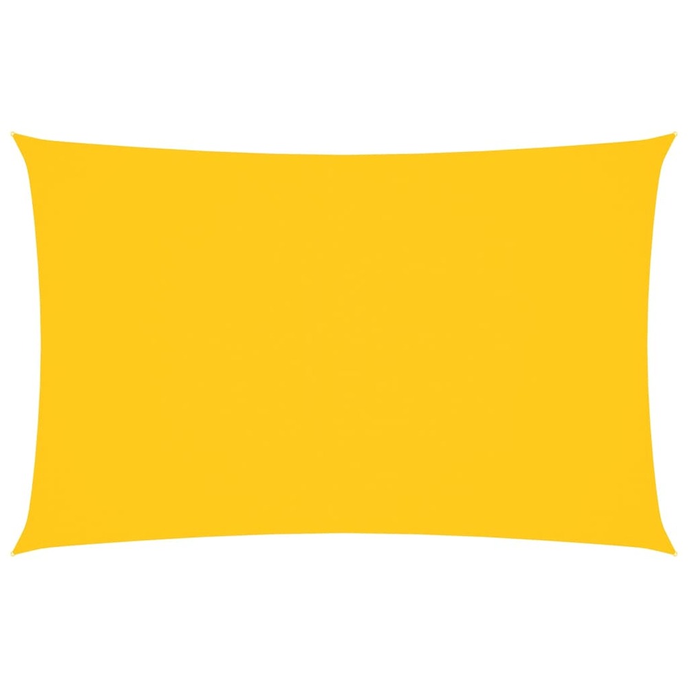 Voile de parasol tissu oxford rectangulaire 2x5 m jaune