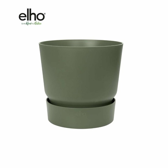Pot elho greenville rond vert 18 cm