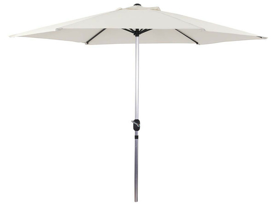 Parasol jardin droit alu