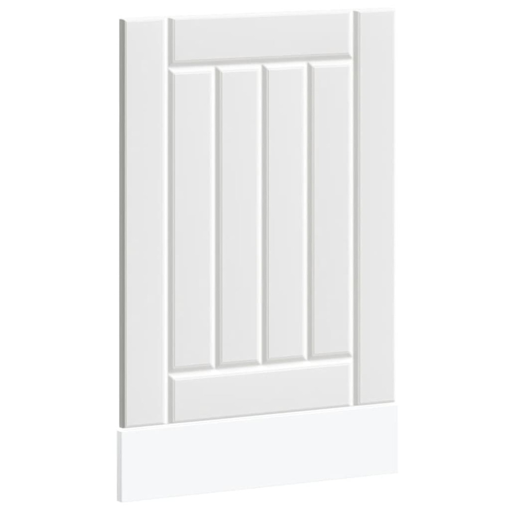 Panneau de lave-vaisselle lucca blanc bois d'ingénierie