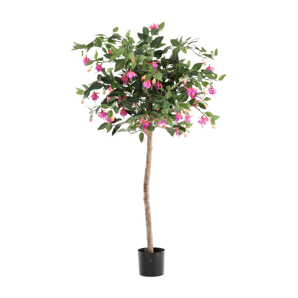 Arbre fuchsia artificiel sur tronc 120cm violet