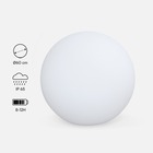 Boule led 60cm – sphère décorative lumineuse. Ø60cm. Blanc chaud. Commande à distance