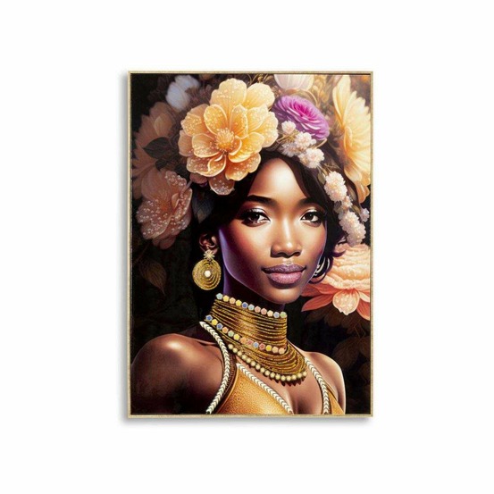 Tableau décoratif en toile zena 72 x 4.5 x 102 cm