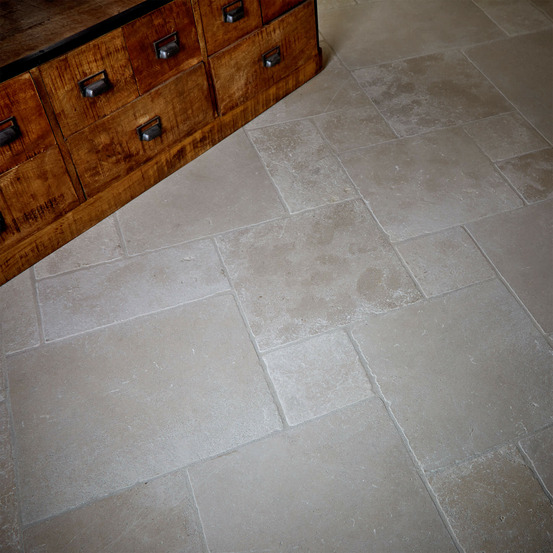 Dallage pierre de l'atlas beige opus 4 x1,5 cm - intérieur et extérieur (lot de 1,44 m² soit 2 paquets) - ro'ma nature