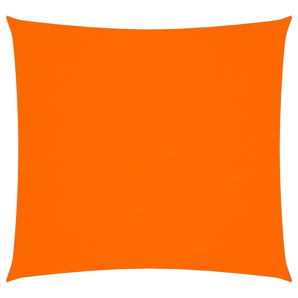 Voile de parasol tissu oxford carré 5x5 m orange