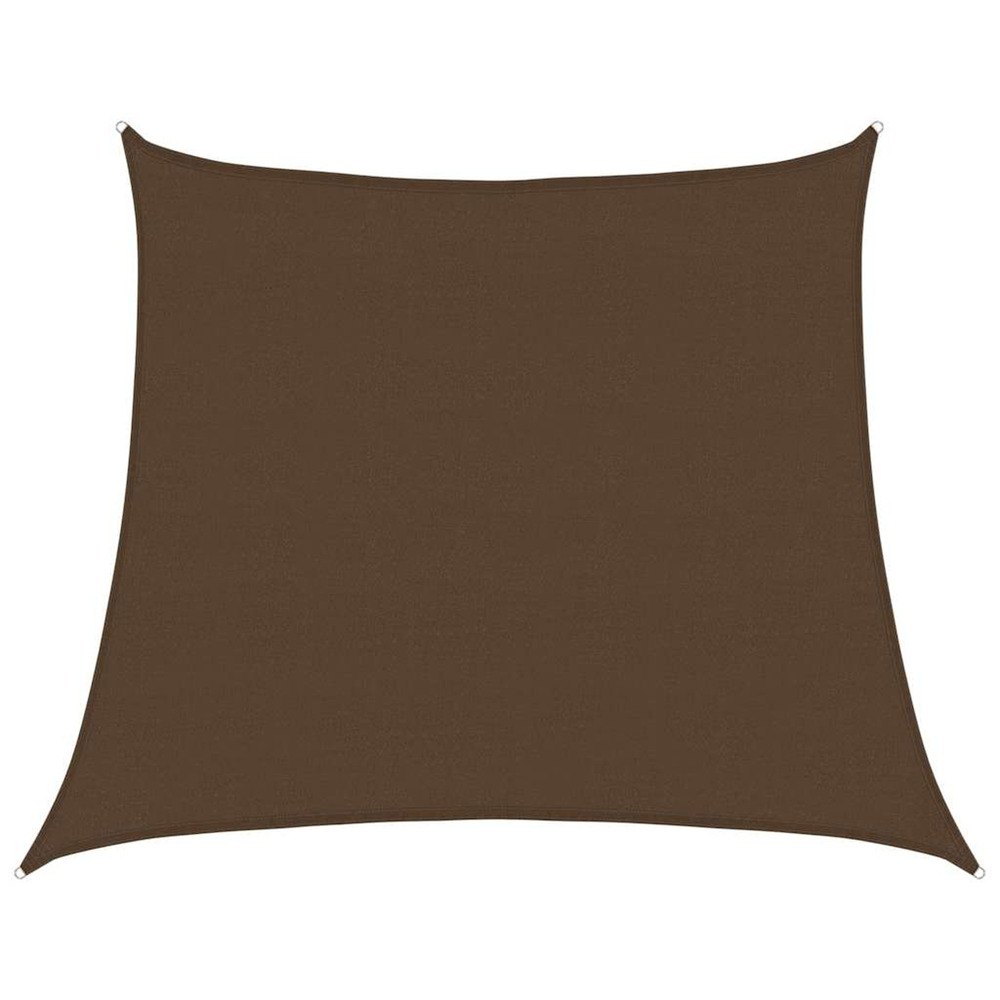 Voile d'ombrage 160 g/m² trapèze marron 4/5x4 m pehd