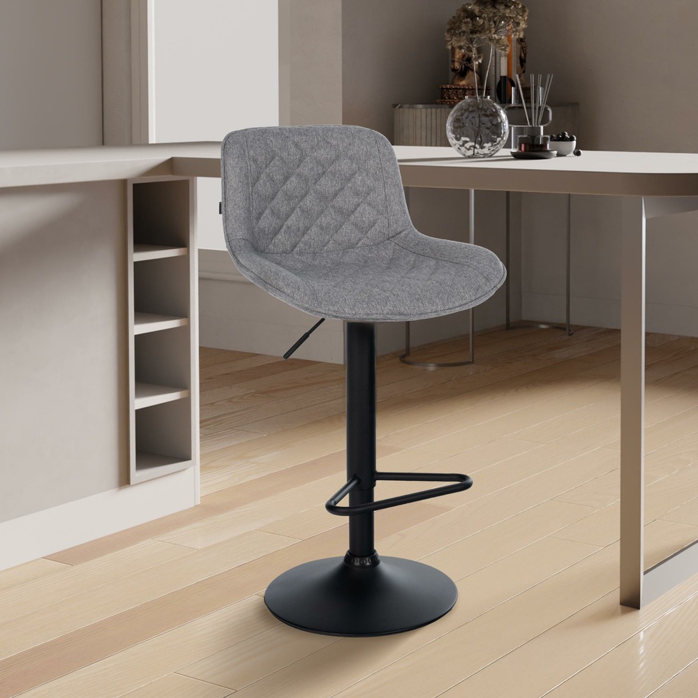 Tabouret de bar kasson tissu