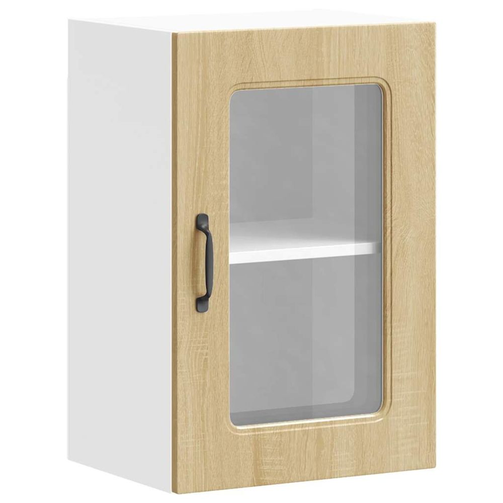 Armoire murale de cuisine avec porte vitrée 