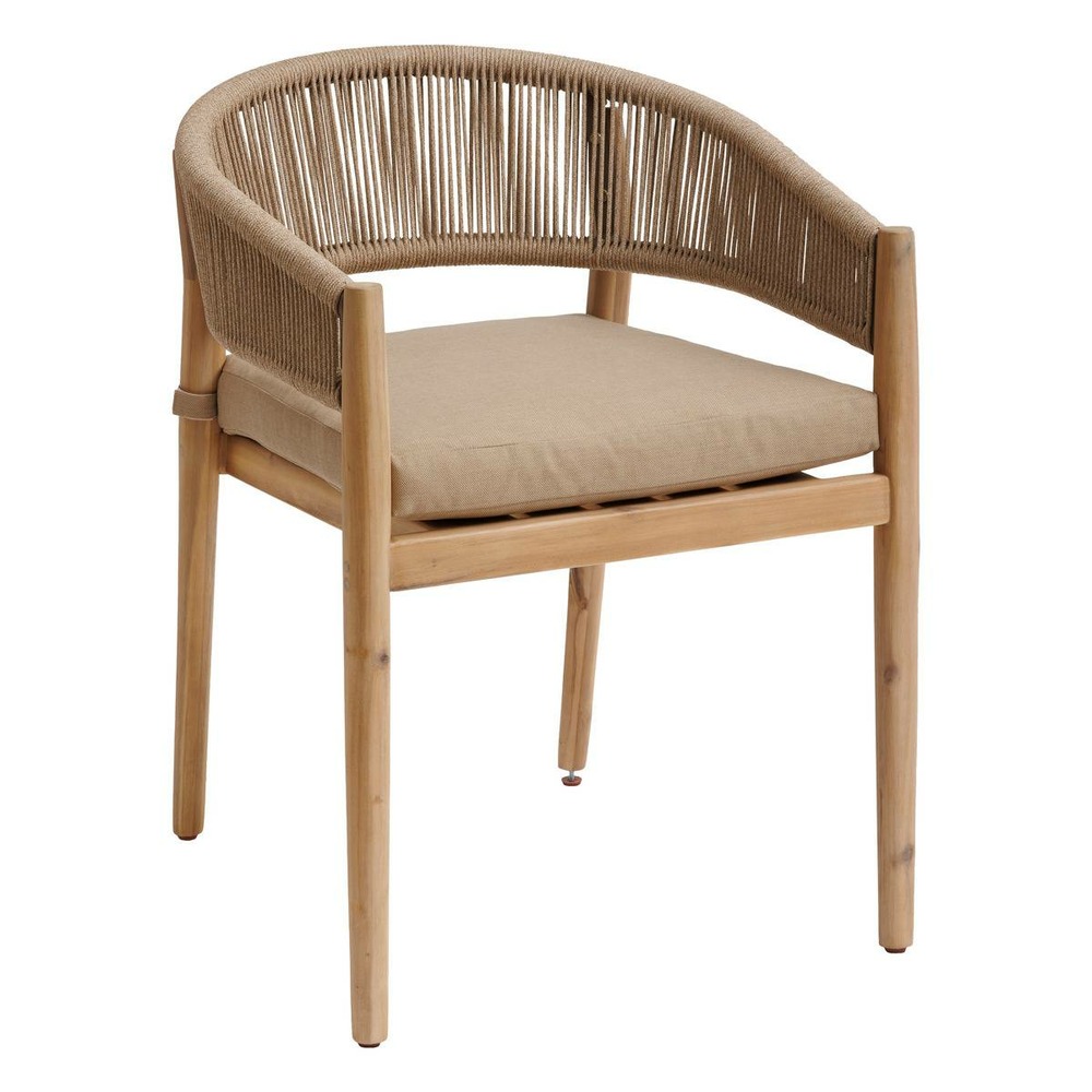 Lot de 2 fauteuils de jardin tevio miel