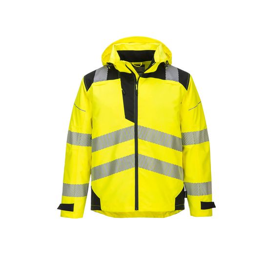 Veste imper-respirante extreme pw3 couleur : jaune/noir taille m - portwest