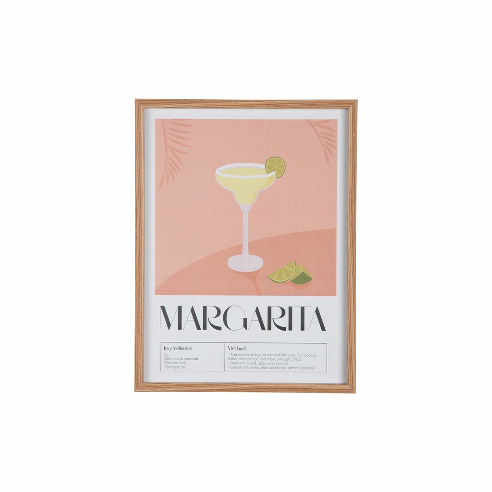 Affiche encadrée cocktail