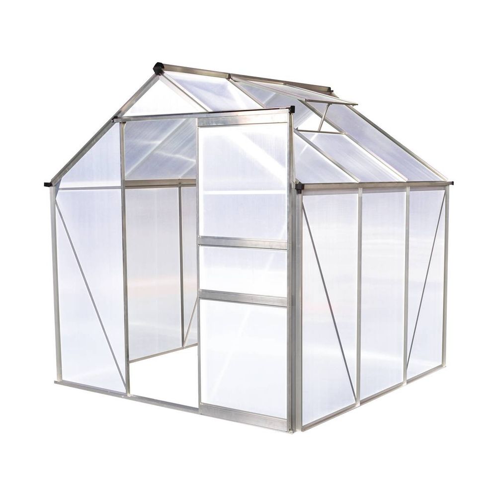 Serre jardin polycarbonate Hortensia transparent 3,65m²