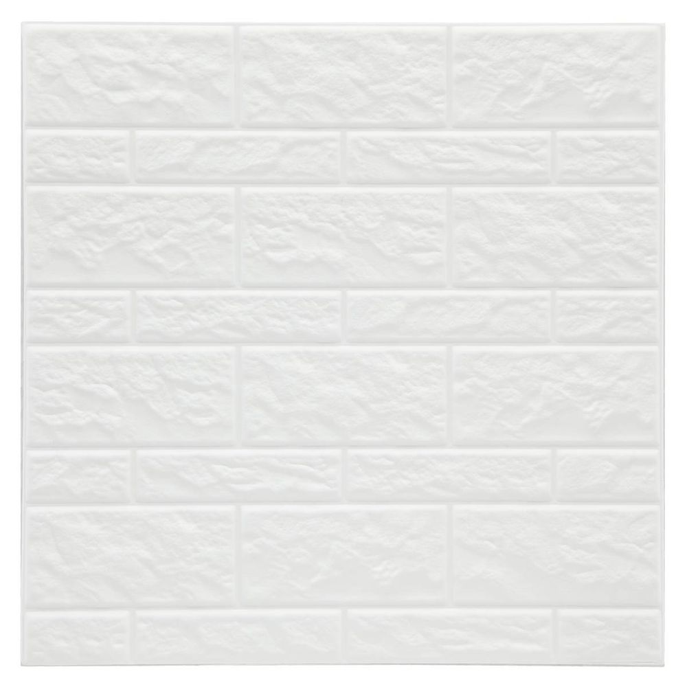 Sticker carrelage mur blanc x2