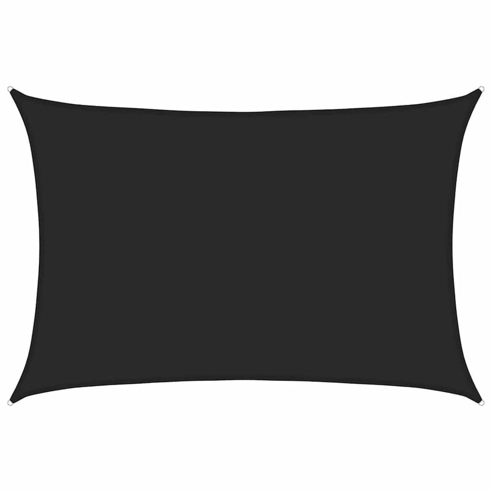 Voile d'ombrage 160 g/m² noir 5x7 m pehd