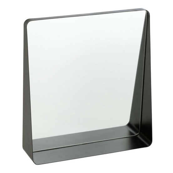 Miroir mural en métal