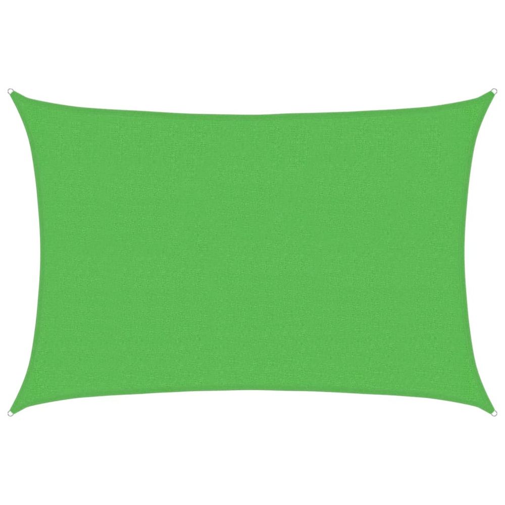 Voile d'ombrage 160 g/m² vert clair 2,5x4 m pehd