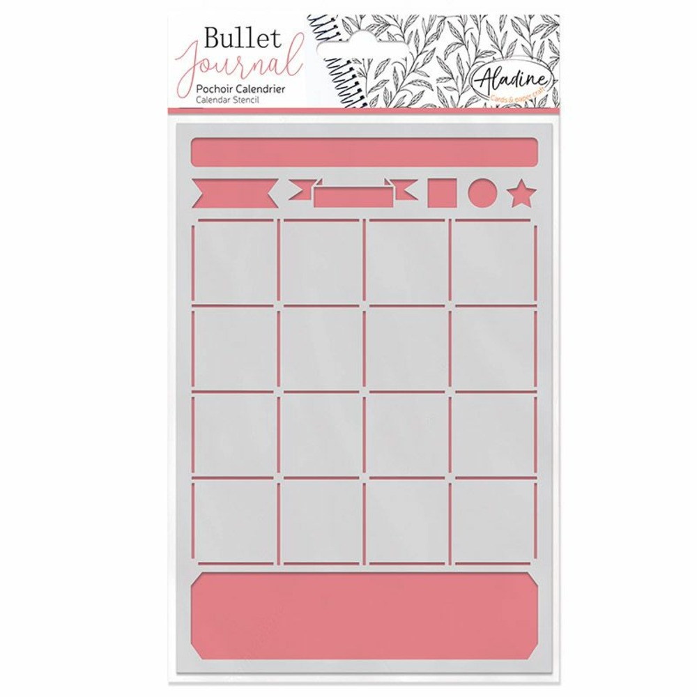 Pochoir pour agenda - calendrier