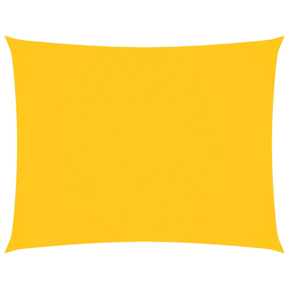 Voile de parasol tissu oxford rectangulaire 2x3,5 m jaune