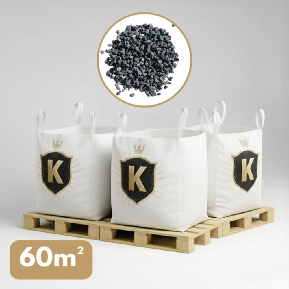 Gravier marbre vert 12/16 mm – pack 3 big bag +/- 1,5t – 60 m²