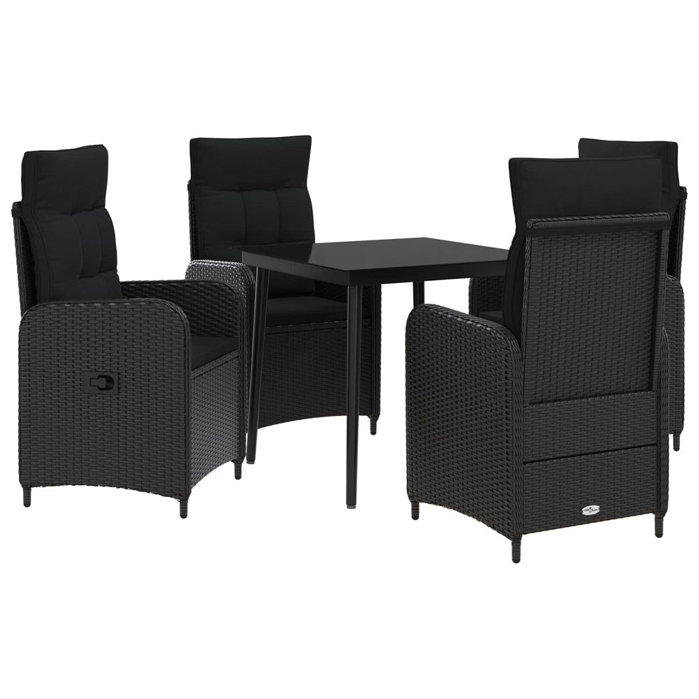 Ensemble de tables basses 5 pc noir