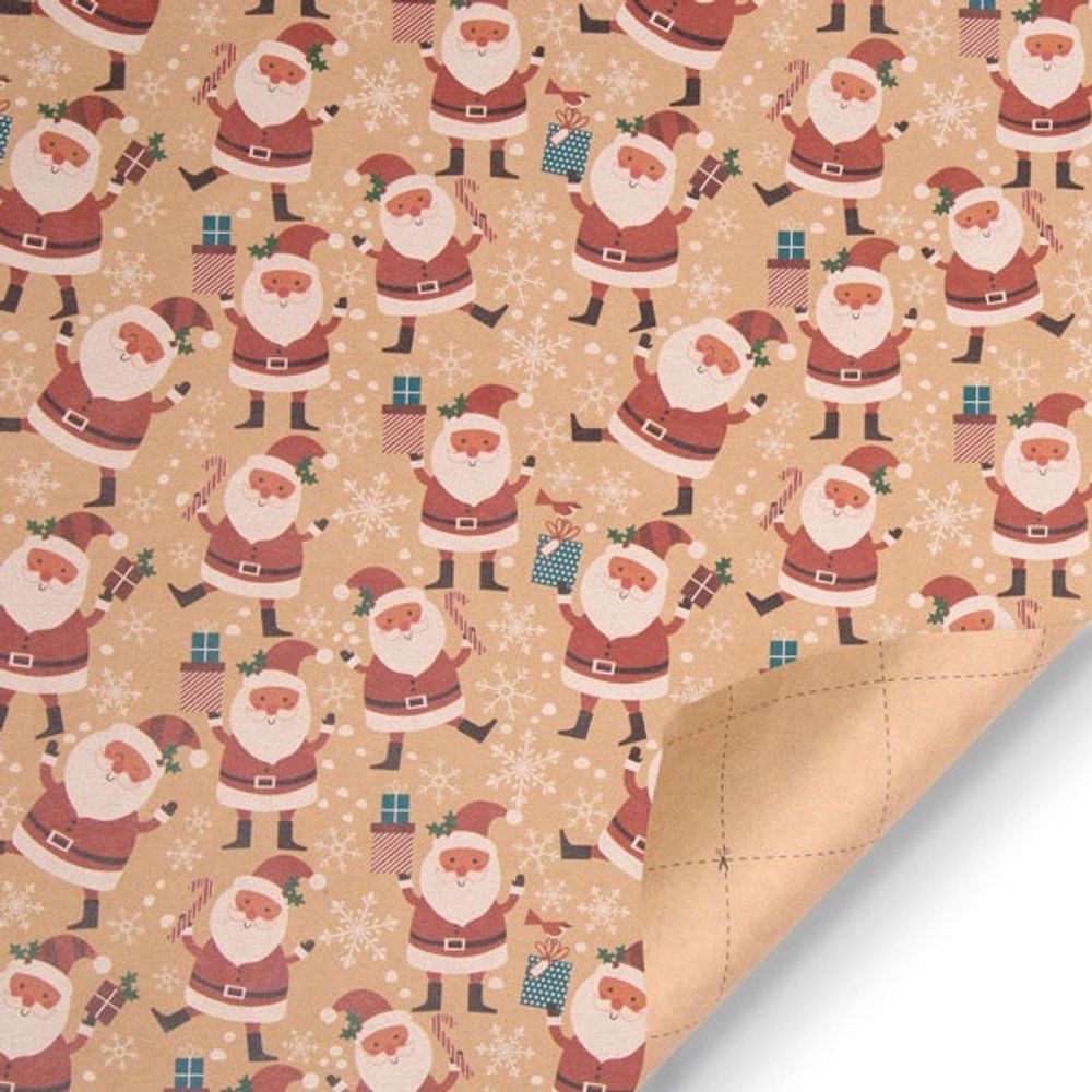 Papier cadeau de noël - père noël