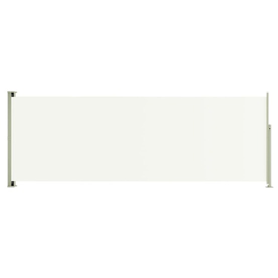 Auvent paravent store brise-vue latéral rétractable de patio jardin terrasse balcon protection visuelle écran 220 x 600 cm cr