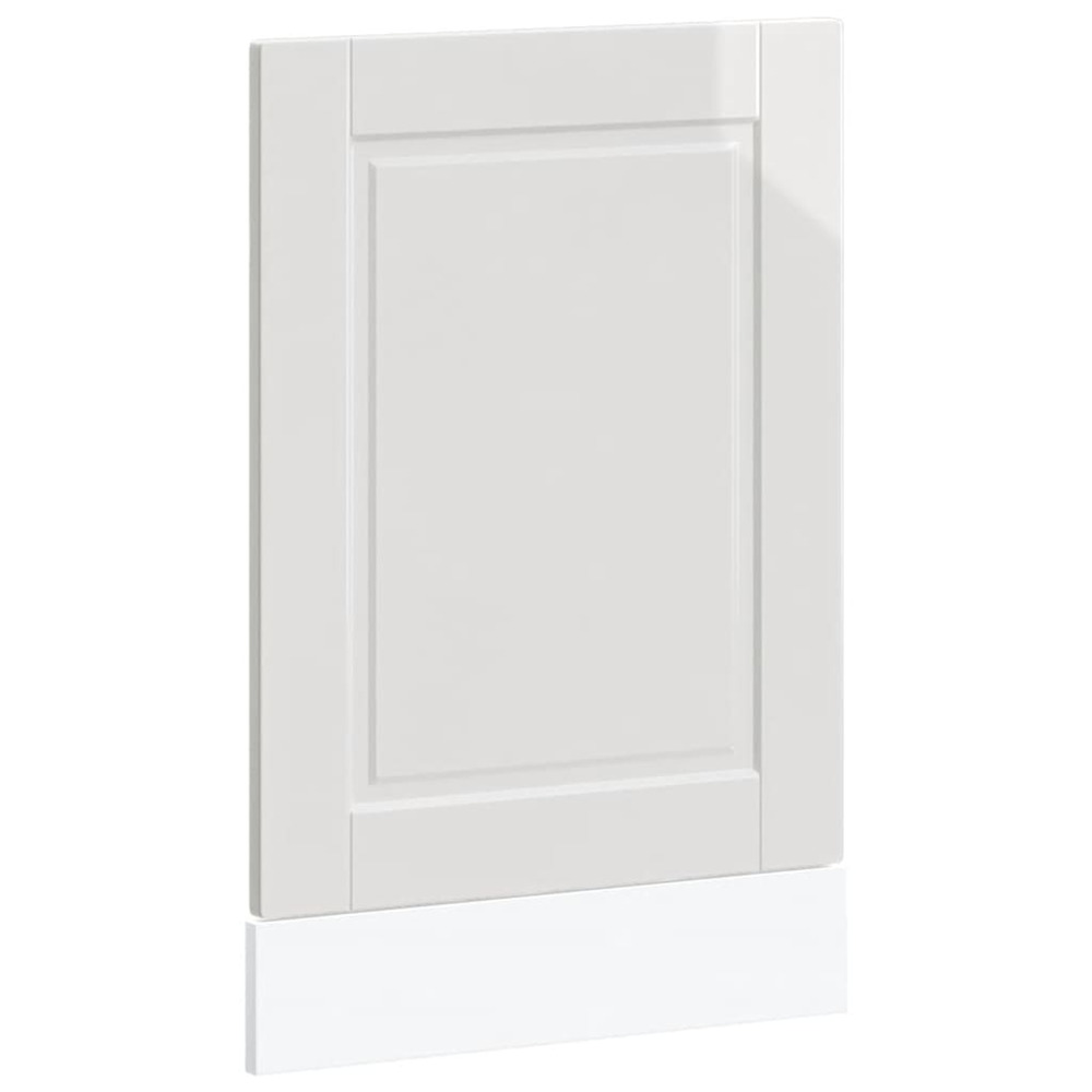 Panneau de lave-vaisselle porto blanc brillant 45x1,5x67 cm