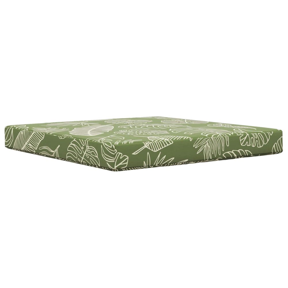 Coussin de canapé d'extérieur polyester modèle feuille