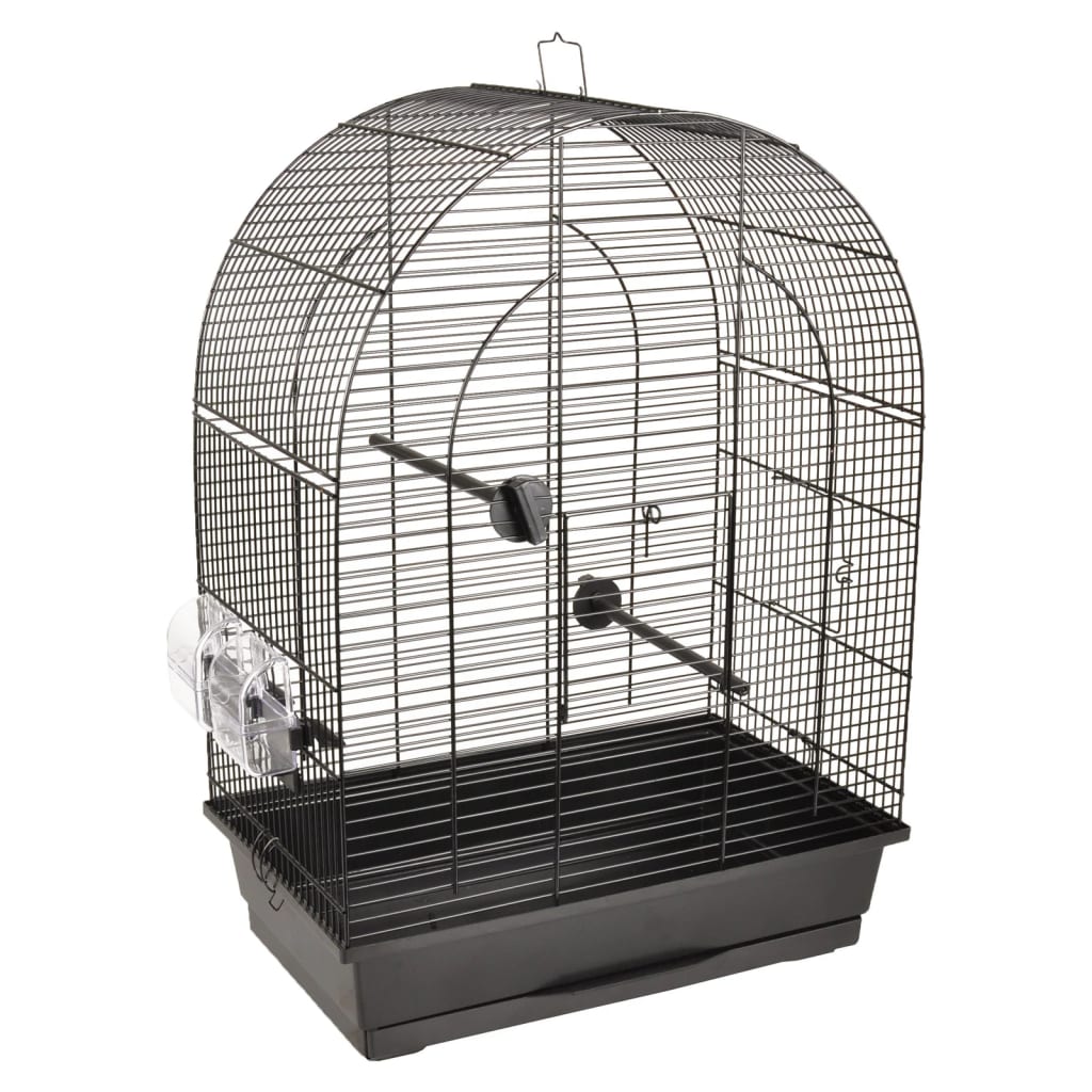Cage à perruches klara 2 45x28x62,5 cm noir