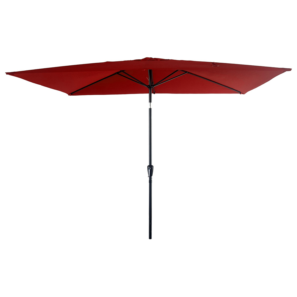 Parasol droit hapuna rectangulaire 2x3m rouge